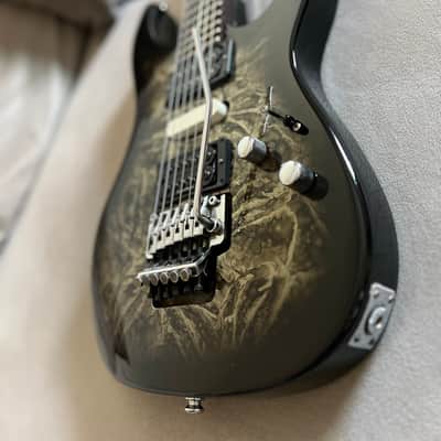 Custom Luthier  Super Strat Handmade – Brazilian Rosewood 2006 - Artistic Gloss – Green/Gold/Black Marble image 14