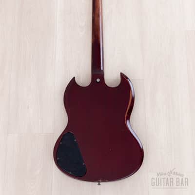1976 Gibson SG Standard Vintage Guitar Wine Red w/ Tarback & Top, Chainsaw Case image 3