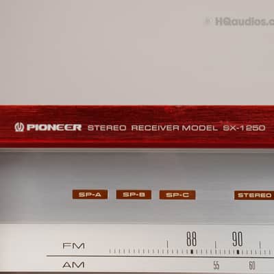 Pioneer SX-1250 160W Vintage Receiver - Recapped-Custom Red Face 1-Year Warranty image 8