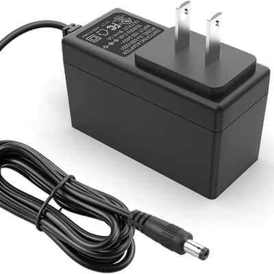 Guitar Pedal Power Supply, 9V DC 1A, BOSS PSA Adapter DC 9V Power Supply Cord for Most Brands of Guitar Affect Pedals Keyboard & Required 9 Volt 1000mA 800mA 500mA - Center Negative - 6.6FT image 1