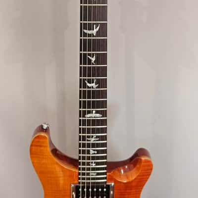 PRS SE Custom Semi-Hollow – Orange Flame Top – Upgrades, Original Parts, Gig Bag & Spare Pickup image 4