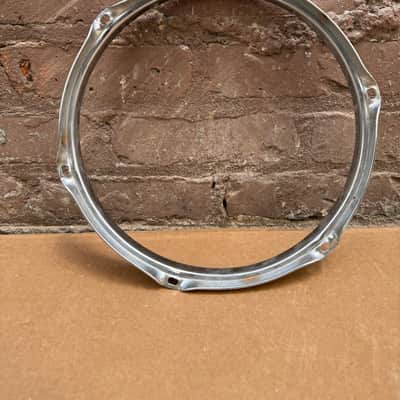 Unbranded 10"6-Lug Triple-Flanged Drum Hoop / Rim Chrome – Good Condition image 4