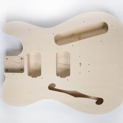 DIY Electric Guitar Kit Tele Thinline Style Build Your Own Guitar Kit image 2