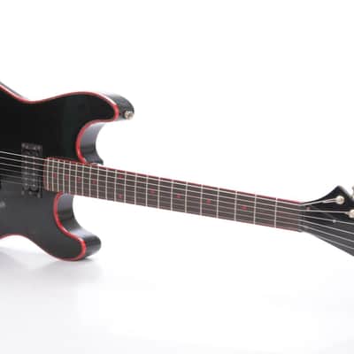 1980's Cort Black & Red Electric Guitar w/ Jackson Style Headstock #43829 image 25