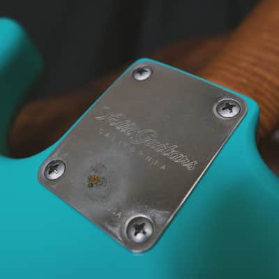 Xotic XSC-2 California Classic with 5A Roasted Flame Maple Neck - Surf Green image 9