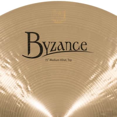 Meinl Byzance Traditional Medium Hi Hat Cymbals 15" image 10