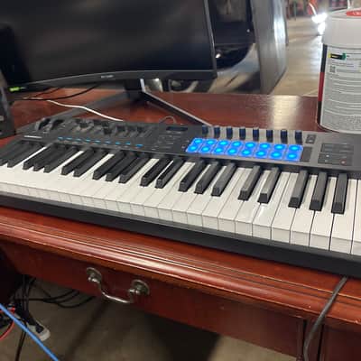Novation Launchkey 49 MKIV MIDI Keyboard Controller 2024 - Present - Black image 1