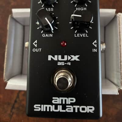 NuX AS-4 Modern Amplifier Simulator 2010s - Black image 1