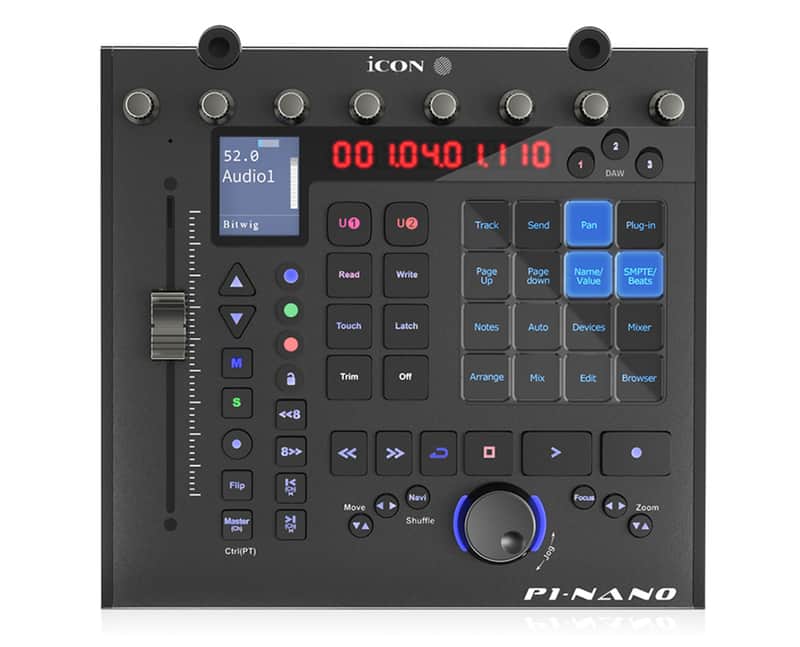 iCON Pro Audio P1-Nano Compact DAW Control Surface w/Motorized Fader image 1