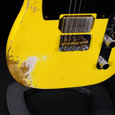 Fender Custom Shop '59 Esquire Heavy Relic Electric Guitar - Graffiti Yellow image 12
