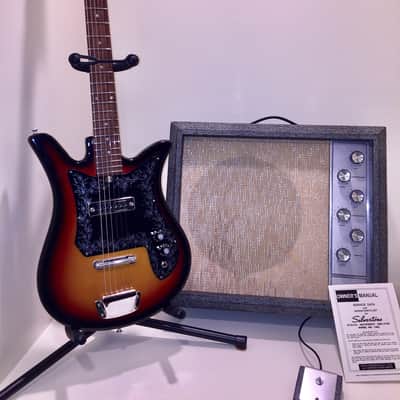 Teisco E-110 Mid 1960s Sunburst image 1