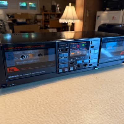 Sansui Stereo Double Cassette Deck D-75CW Extremely Rare Full Fresh Service Wow! image 3