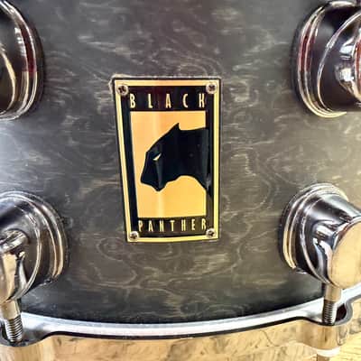Used Mapex Black Panther Premium Series Birdseye Maple Matte Black 14"x 6.5" Wood Snare Drum Made in China image 5