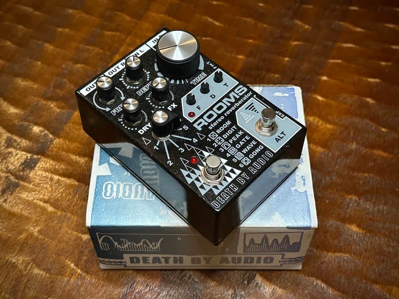 Death By Audio Rooms Stereo Reverb - Black Sparkle image 1