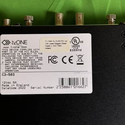tvONE CORIOmaster micro C3-503 with CM-3GSDI-2IN module image 3