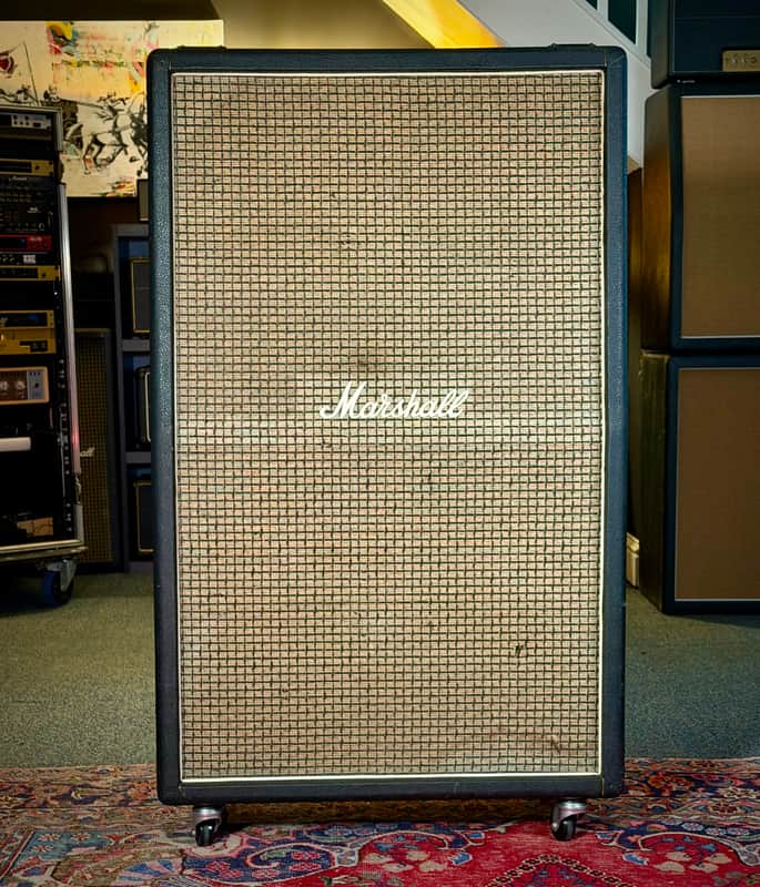 Marshall 2032 Tall Angled Speaker Cabinet 1972 - G12M Pulsonic image 1