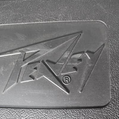 1980s Peavey Contour Electric Guitar Case Black/Orange image 3