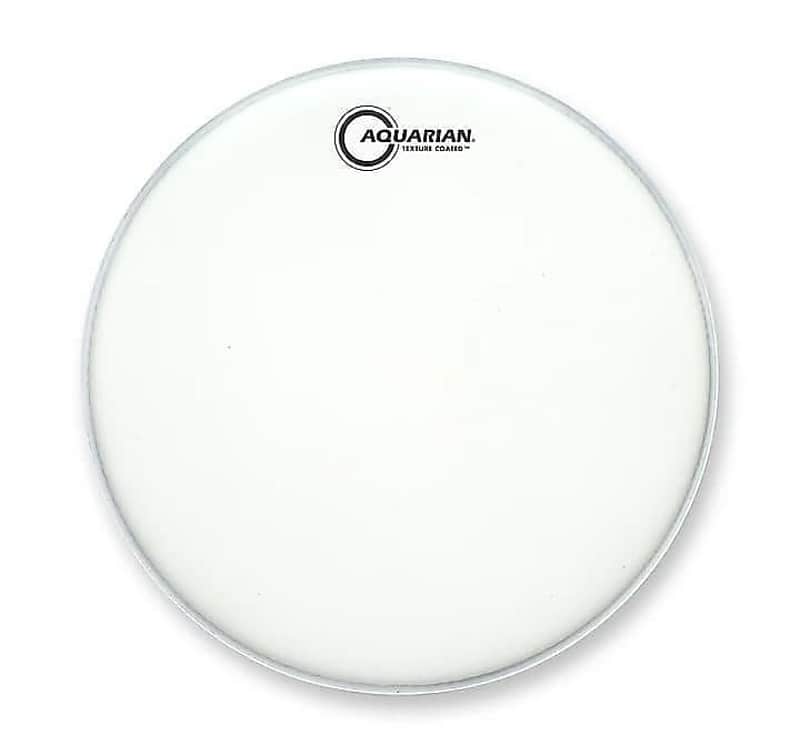 Aquarian TC8 8" White Texture Coated Drum Head image 1