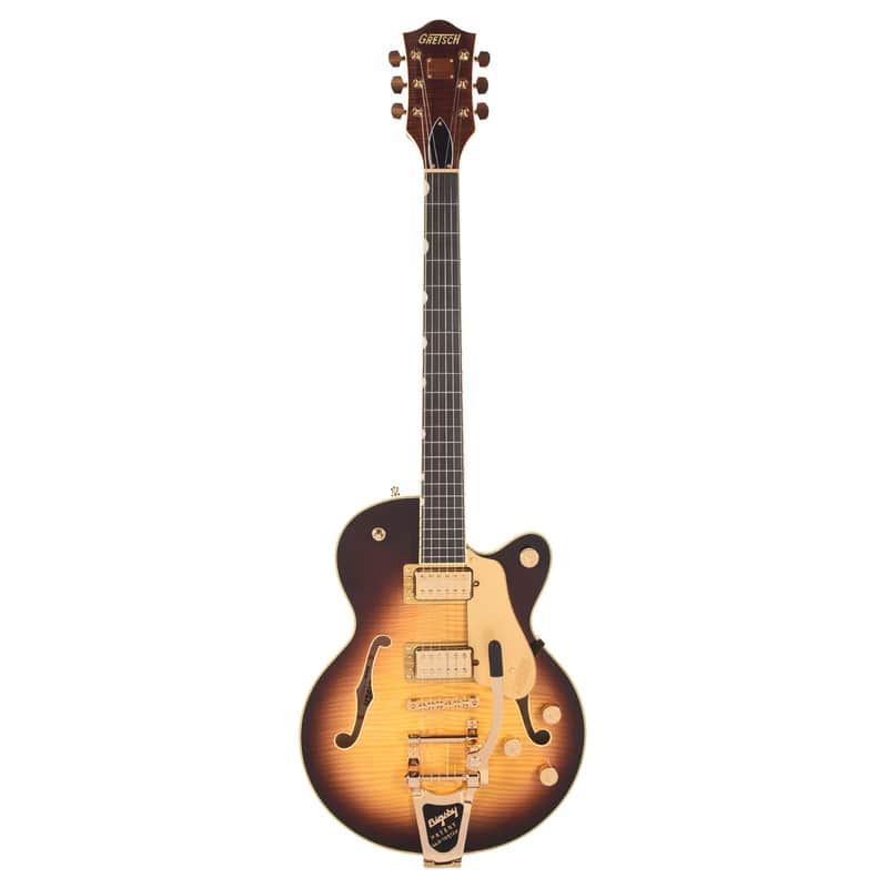 Gretsch Broadkaster Jr. LX Figured Center Block with Bigsby image 1