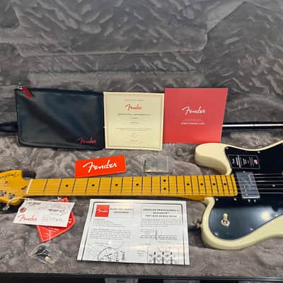 Fender American Professional II Telecaster Deluxe Maple Olympic White #US22041643 (8lbs, 3.3oz) image 1