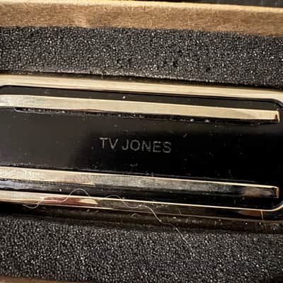 TV Jones TV Classic Plus Bridge + Super’Tron Neck Set – DeArmond Mount – Nickel image 5