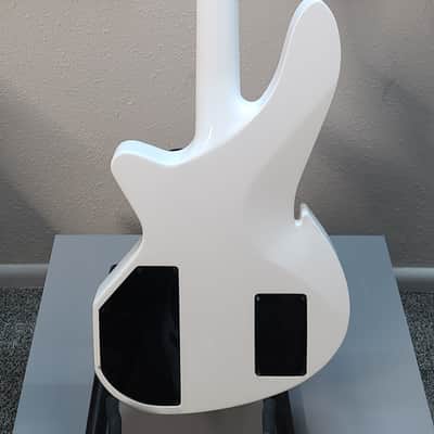 Mars DC-3 USA Headless bass RARE! Kubicki style tuning system! - White image 7