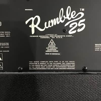 Fender RUMBLE 25 LATE 2000’s - BLACK image 7