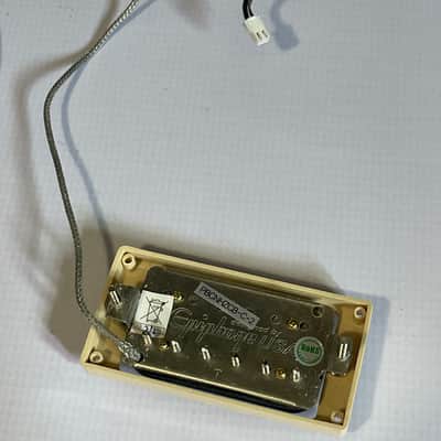 2021 Epiphone Slash Les Paul Guitar Neck Bridge Zebra Probucker Humbucker Pickup Set image 5