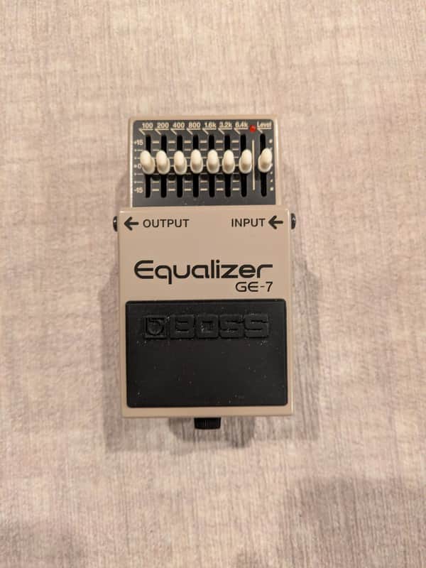 Boss GE-7 Equalizer (Black or Silver Label) 1997 - Present - Grey