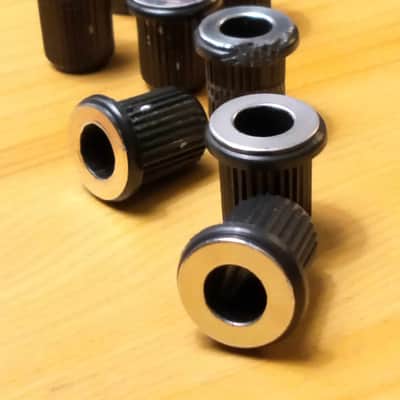 Unknown Vintage Push-In Bushings/Ferrules (x8 for mandolin) 1950's-1970's image 4