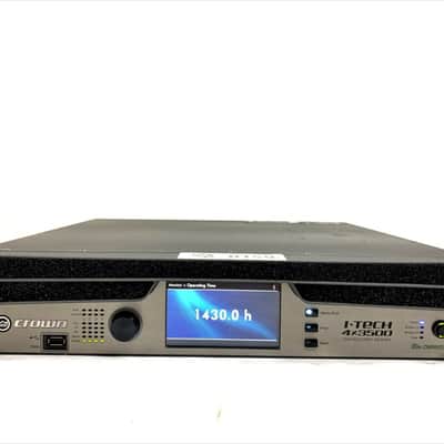 Crown I-Tech 4X3500HD Power Amp WITH/Speakon Post 1430 Hrs #0159 (One)True Heart Sound image 5