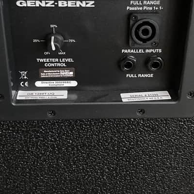 Genz Benz Uber Quad GB1288T-UQ 1x12 and 2x8 Bass Speaker Cabinet 2011 - Black/silver image 3