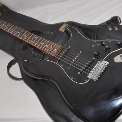 Fender Japan Squier ST72 Large Head Black Electric Guitar Ref No 7210 image 1