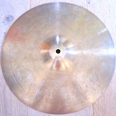 14" Zildjian A Hihat Cymbal, brilliant finish - Vintage 1950s image 3