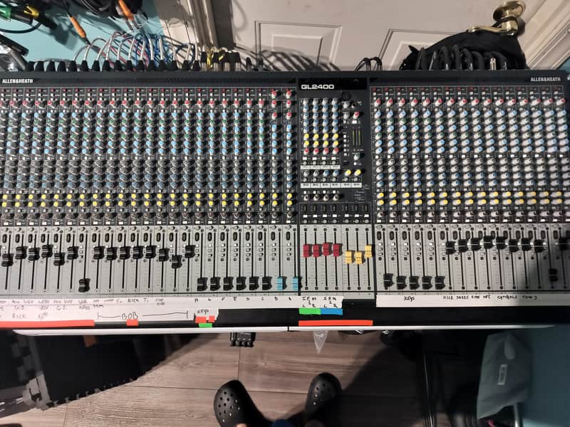Allen & Heath GL2400-40 4-Group 40-Channel Mixing Console 2010s - Gray image 1