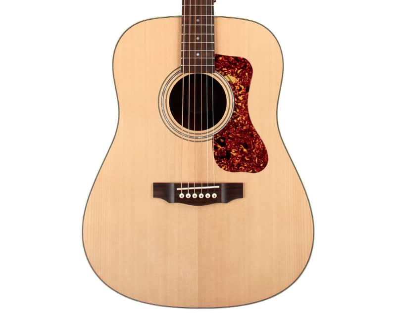 Guild D-240E Dreadnought A/E Guitar - Natural image 1