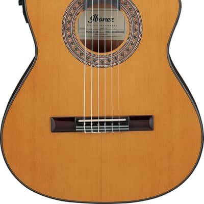 Ibanez GA5TCE3Q-AM GA Classical Guitar 6-String 3/4 Thinline Body - Amber High Gloss image 4