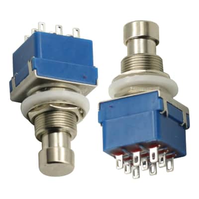 3PCS 3PDT Footswitch 9Pin Guitar Effects Pedal Box Stomp Foot Metal Switch True Bypass image 2