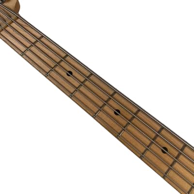 Sterling StingRay 5 SUB Series Left-Handed 5-String Bass Guitar - Sunburst image 10