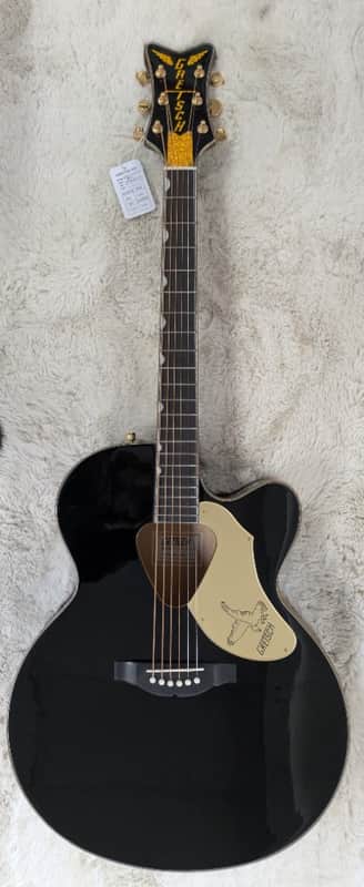 Gretsch G5022C Rancher Falcon Cutaway Acoustic Electric Guitar Black - DEMO image 1