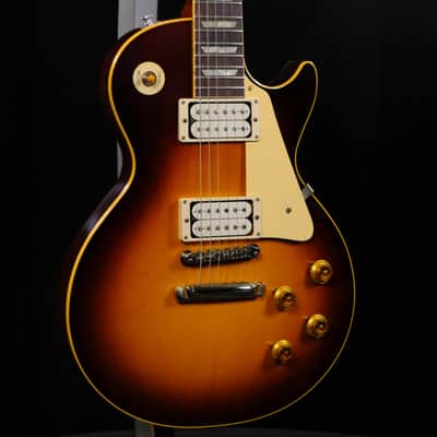 Gibson Custom 1958 Les Paul Standard Reissue Carmelita Carve VOS Electric Guitar - Faded Tobacco image 7