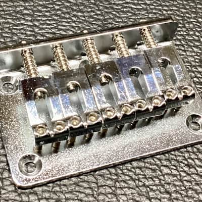 5 String Electric Mandolin Bridge, MORTone BP5 - chrome image 8