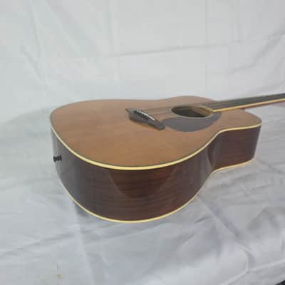 Yamaha FG730S Solid Top Brown Acoustic Guitar Natural Finish - Rosewood Back image 14