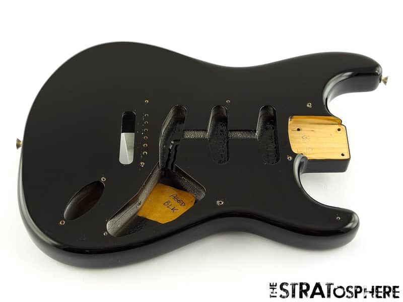 Fender USA Custom Shop 58 C/R Strat Relic BODY Stratocaster Aged Black