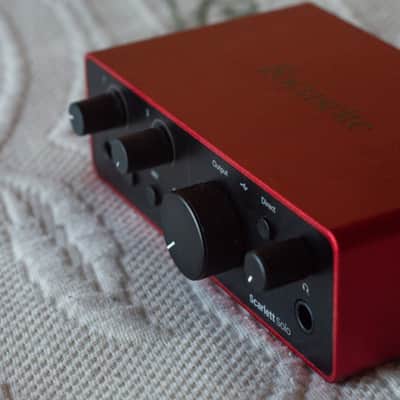 Focusrite Scarlett solo 4th studio 2024 aprox. image 6