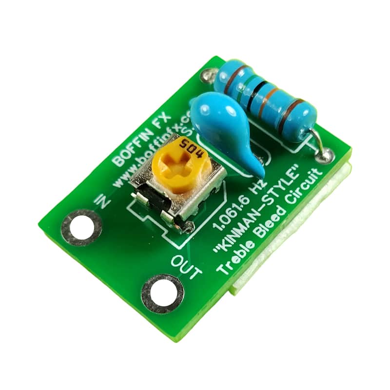 Boffin FX Kinman Adjustable Treble Bleed (1,061 Hz Green) - For PRS & Vintage Output Humbuckers image 1