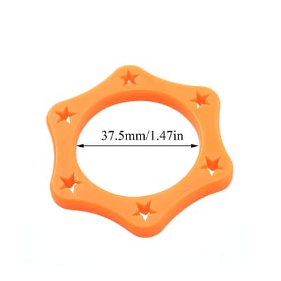 Microphone Protection Ring 4Pcs Rubber Microphone Protection Ring Antirolling Protective Sleeve For Handheld Microphones,Fits Standard Size Wireless Microphone (Green, Orange) image 4