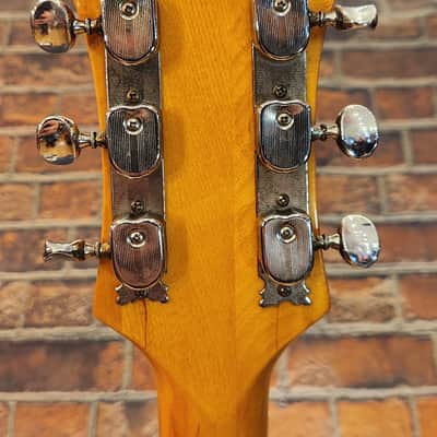 Vintage 1960s Ventura Semi-Hollow Electric Guitar Sunburst image 19