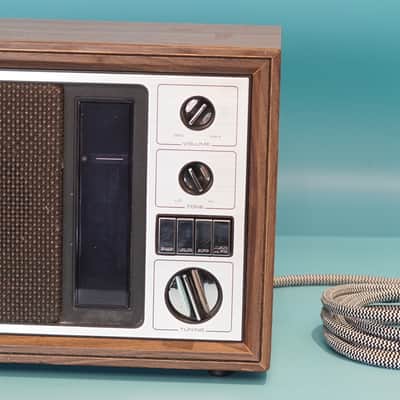 Redeemer Electric Labs Radio Guitar Amp 1970's Wood/Brown image 7