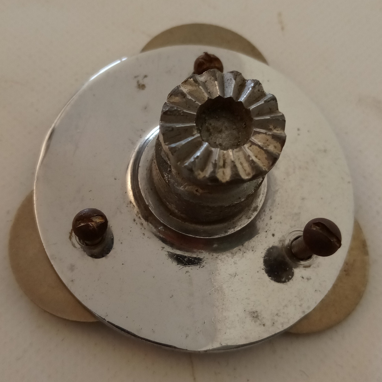Premier Tom Drum Mount Ratchet Chrome Elite 3-Hole Circle Plate Vintage60s 388/B — main photograph